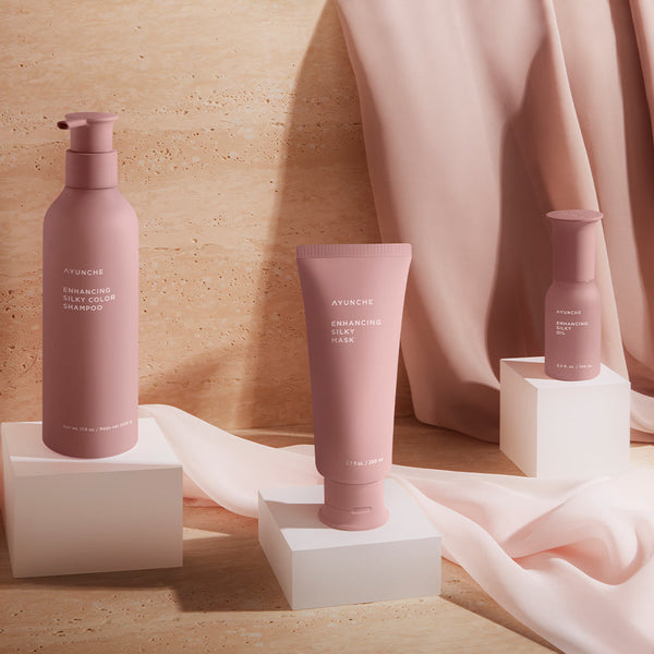 AYUNCHE ENHANCING SILKY COLOR SHAMPOO 500g - Amos Professional