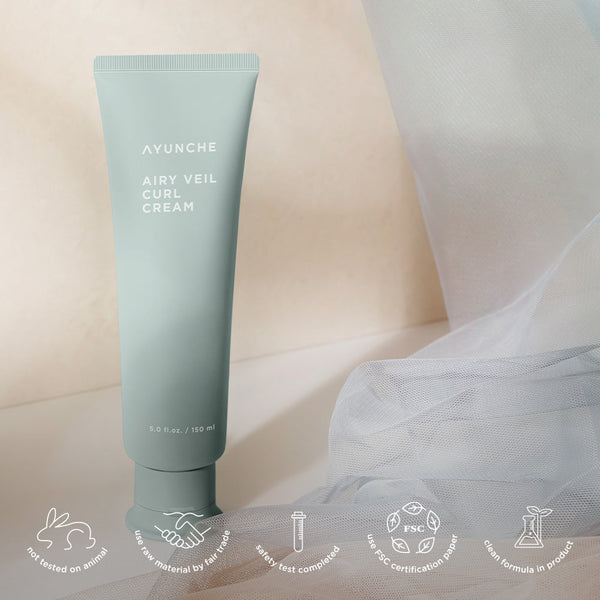 AYUNCHE AIRY VEIL CURL CREAM 150ml - Amos Professional